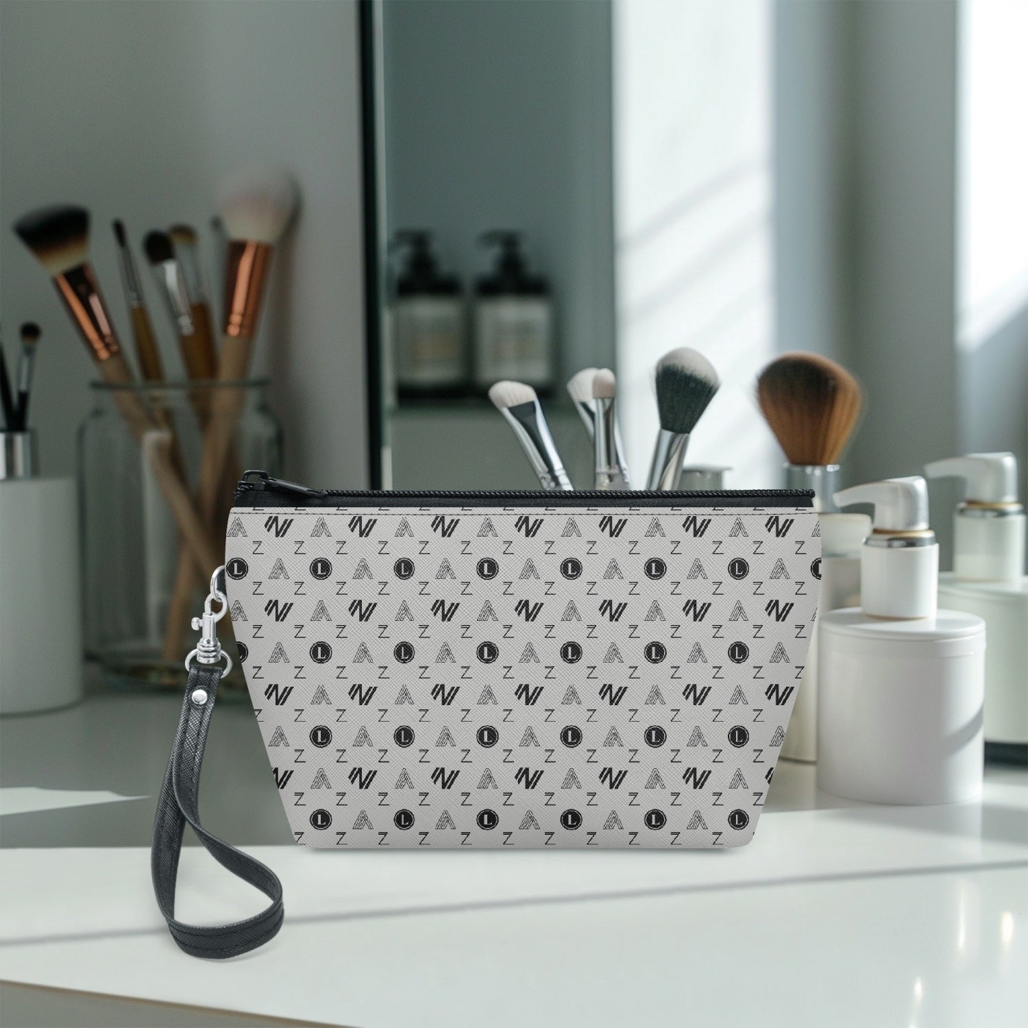 The Swift- Zipper Sling Makeup Bag