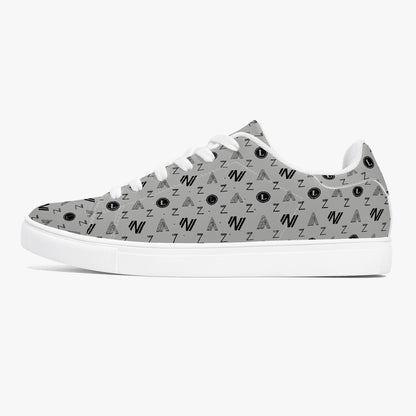 VNZLA Classic Low-Top Leather Sneakers - White/Black