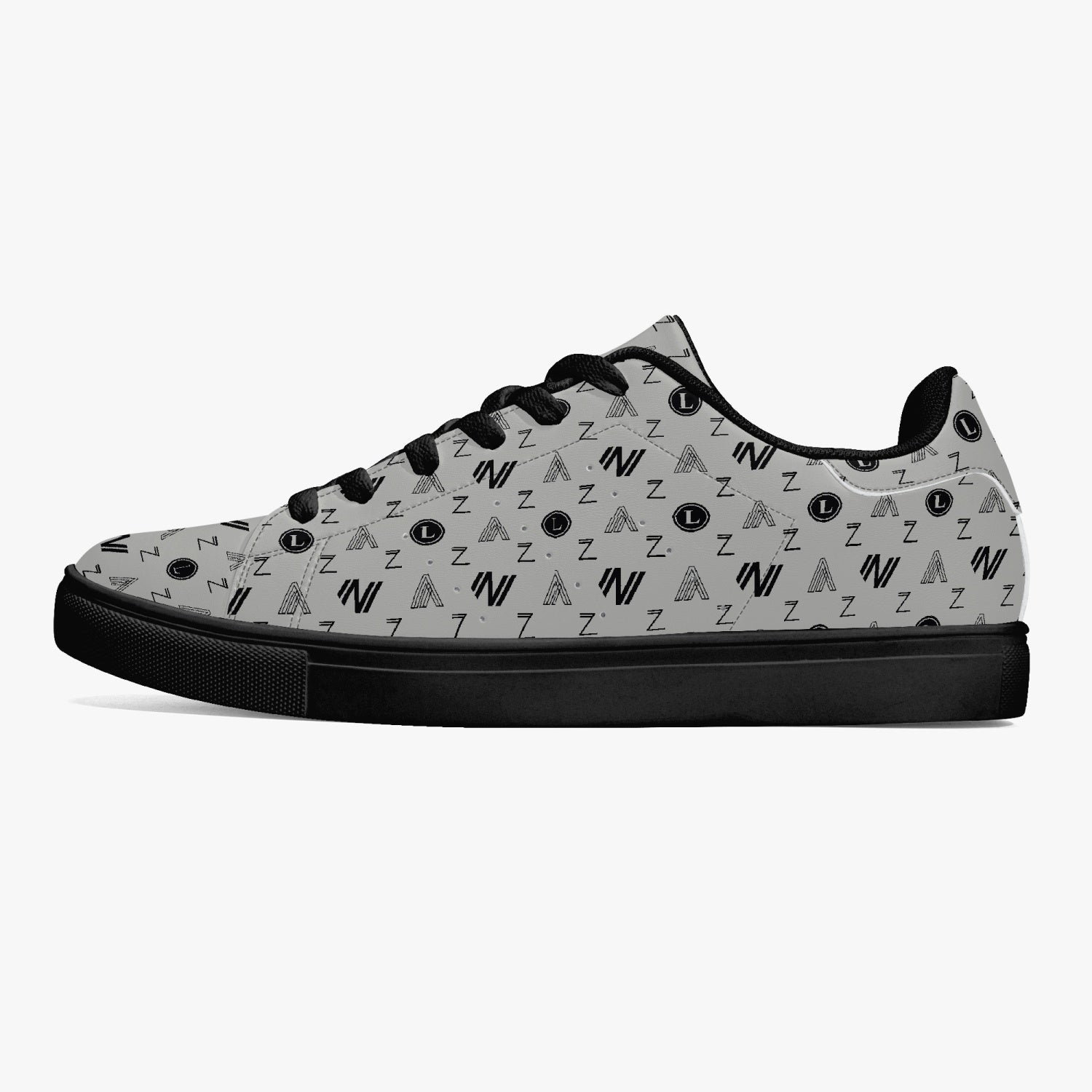 VNZLA Classic Low-Top Leather Sneakers - White/Black